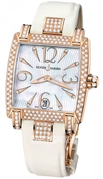 Ulysse Nardin Ladies Caprice Biały/Tkanina Ø34 mm 136-91AC-691