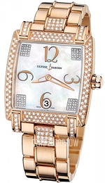 Ulysse Nardin Ladies Caprice Biały/18 karatowe różowe złoto Ø34 mm 136-91AC-8C-601