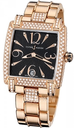 Ulysse Nardin Ladies Caprice Czarny/18 karatowe różowe złoto Ø34 mm 136-91FC-8C-06-02