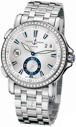 Ulysse Nardin Dual Time Srebrny/Stal Ø42 mm 243-55B-7-91
