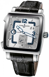 Ulysse Nardin Dual Time Srebrny/Skóra Ø42 mm 243-92CER-601