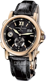 Ulysse Nardin Dual Time Czarny/Skóra Ø42 mm 246-55-32