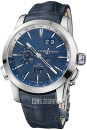 Ulysse Nardin Perpetual Calendar Niebieski/Skóra Ø43 mm 329-10-93-BQ