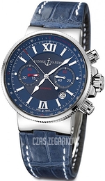 Ulysse Nardin Marine Collection Chronograph Niebieski/Skóra Ø41 mm 353-66-323