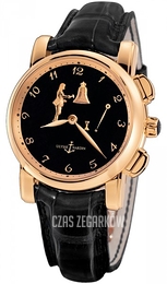 Ulysse Nardin Complicated Hourstriker Czarny/Skóra Ø42 mm 6106-103-E2