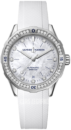 Ulysse Nardin Diver Biały/Guma Ø39 mm 8163-182B-3-10