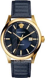 Versace Aiakos Niebieski/Skóra Ø44 mm V18020017