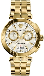 Versace Aion Czarny/Stal Ø45 mm VE1D00419