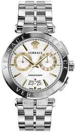 Versace Aion Chrono Srebrny/Stal Ø46 mm VE1D00919
