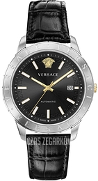 Versace Univers Czarny/Skóra Ø43 mm VE2D00221