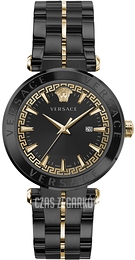 Versace Aion Czarny/Stal Ø44 mm VE2G00621