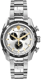 Versace V Ray Srebrny/Stal Ø44 mm VE2I00321