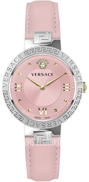 Versace Greca Różowy/Skóra Ø36 mm VE2K00121