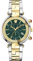 Versace Revive Zielony/Stal Ø41 mm VE2M00521
