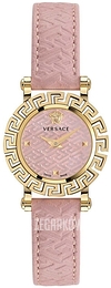 Versace Greca Glam Różowy/Skóra Ø30 mm VE2Q00222