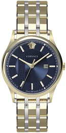 Versace Aiakos Niebieski/Stal Ø44 mm VE4A00720
