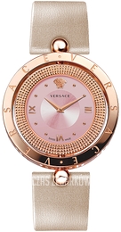 Versace Eon Różowy/Skóra Ø34 mm VE7900420