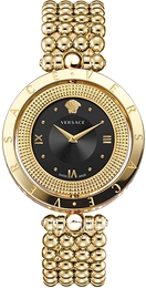 Versace Eon Czarny/Stal w odcieniu złota Ø34 mm VE7900820