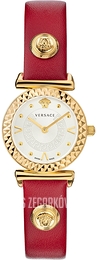 Versace Mini Vanity Srebrny/Skóra Ø27 mm VEAA01220