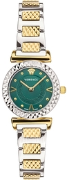Versace Mini Vanity Zielony/Stal Ø28 mm VEAA01320