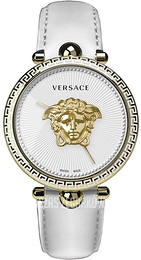 Versace Palazzo Biały/Skóra Ø39 mm VECO02022