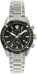 Versace V Chrono Zloty/Stal Ø44 mm VEHB00619