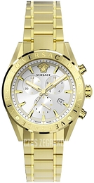 Versace V Chrono Zloty/Stal w odcieniu złota Ø44 mm VEHB00719