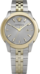 Versace V Urban Szary/Stal Ø42 mm VELQ00919