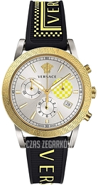 Versace Sport Tech Srebrny/Plastik Ø41 mm VELT00519