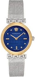 Versace Meander Niebieski/Stal Ø34 mm VELW00520