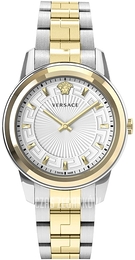 Versace Greca Srebrny/Stal Ø38 mm VEPX00620