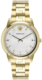 Versace Greca Srebrny/Stal w odcieniu złota Ø38 mm VEPX00720