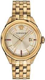 Versace Glaze Srebrny/Stal w odcieniu złota Ø43 mm VERA00618