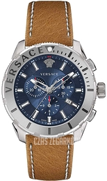 Versace Casual Niebieski/Skóra Ø48 mm VERG00218