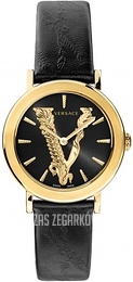 Versace Virtus Czarny/Skóra Ø36 mm VERI00220