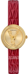 Versace V Virtus Zloty/Skóra Ø28 mm VET300521