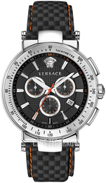 Versace Mystique Sport Czarny/Skóra Ø46 mm VFG040013