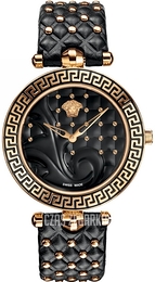 Versace Vanitas Czarny/Skóra Ø40 mm VK7030013