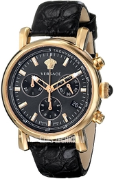 Versace Szary/Skóra Ø38 mm VLB050014