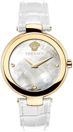 Versace Mystique Szary/Skóra Ø38 mm VQR100017