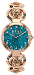Versus by Versace Zielony/Stal w kolorze różowego złota Ø34 mm S75060017