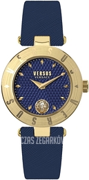 Versus by Versace Logo Niebieski/Skóra Ø35 mm S77050017