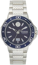 Versus by Versace Kalk Bay Niebieski/Stal Ø45 mm VSP050618