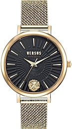 Versus by Versace Mar Vista Czarny/Stal w odcieniu złota Ø34 mm VSP1F0421