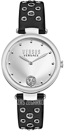 Versus by Versace Los Feliz Srebrny/Skóra Ø34 mm VSP1G0121