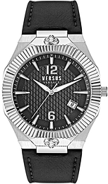 Versus by Versace Czarny/Skóra Ø42 mm VSP1P0121