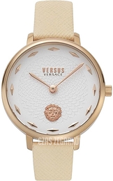 Versus by Versace Lavillette Srebrny/Skóra Ø38 mm VSP1S0619