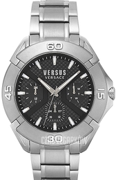Versus by Versace Czarny/Stal Ø46 mm VSP1W0719
