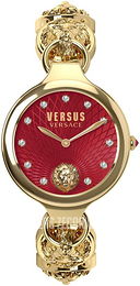 Versus by Versace Broadwood Czerwony/Stal w odcieniu złota Ø34 mm VSP272520