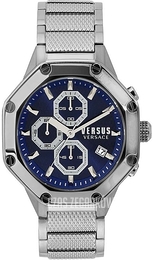 Versus by Versace Niebieski/Stal Ø45 mm VSP390117